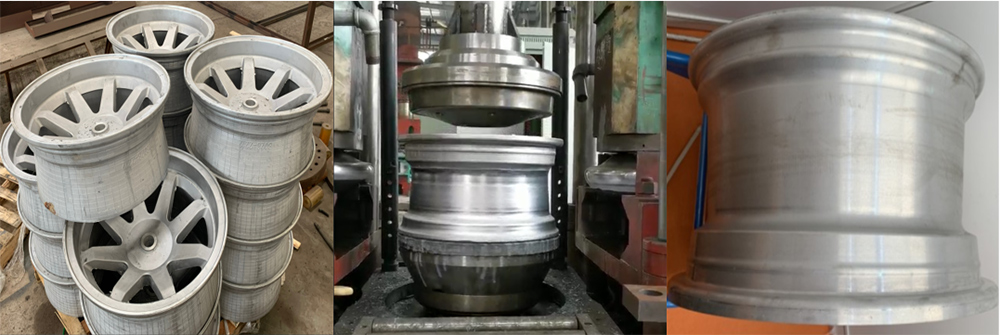 Llantas forjadas y fundidas de aleación de aluminio