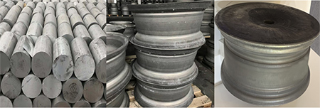 Llantas forjadas y fundidas de aleación de aluminio