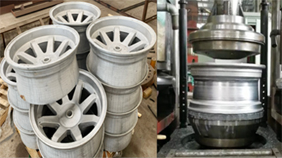 Llantas forjadas y fundidas de aleación de aluminio